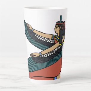 Ancient Egyptian Mythology Art Latte Mug