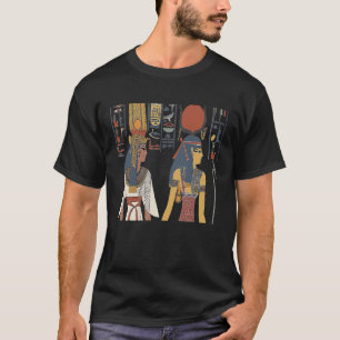 Ancient Egyptian Pharaoh Queens holding hands vale T-Shirt