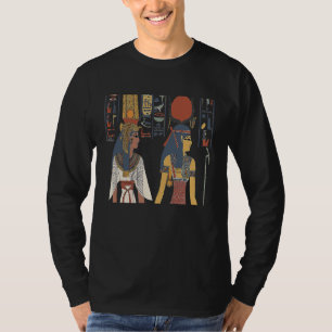 Ancient Egyptian Pharaoh Queens holding hands vale T-Shirt