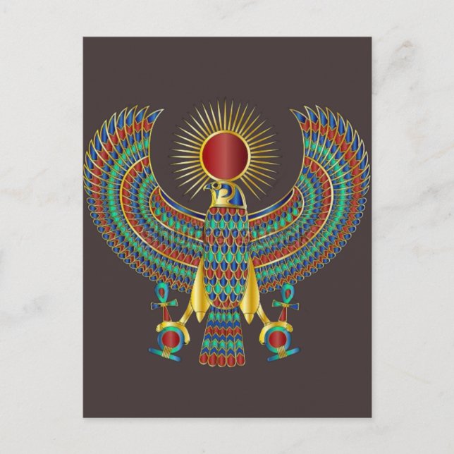 Ancient Egyptian Postcard | Pharaonic Art Design b (Front)