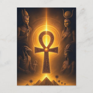 Ancient Egyptian Postcard   Pharaonic Art Design b