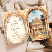 Ancient Egyptian Pyramids Arch All in One Wedding