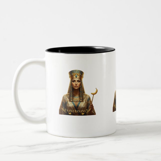 Ancient Egyptian Royalty Mug – Whimsical Pharaoh D (Left)