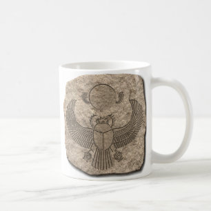 Ancient Egyptian Sacred Scarab Stone Coffee Mug