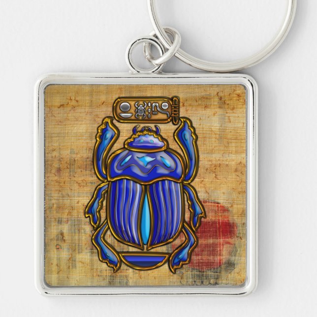 Ancient Egyptian Scarab Key Ring (Front)