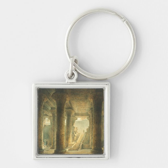 Ancient Egyptian Temple of Esna  Key Ring (Front)