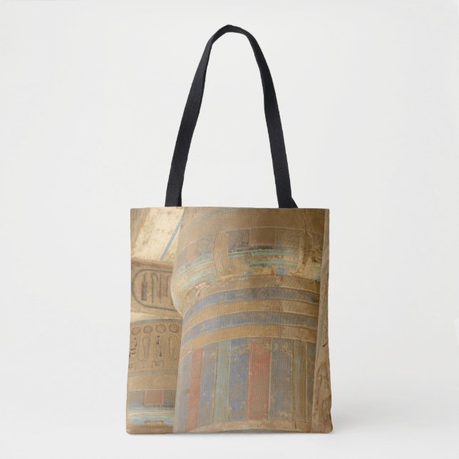 Ancient Egyptian Temple Tote Bag (Front)