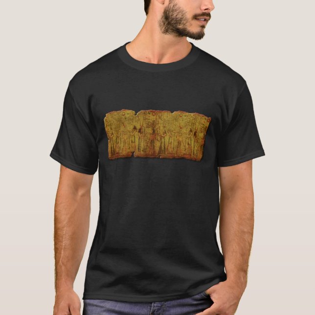 Ancient Egyptian Temple Wall Art T-Shirt (Front)