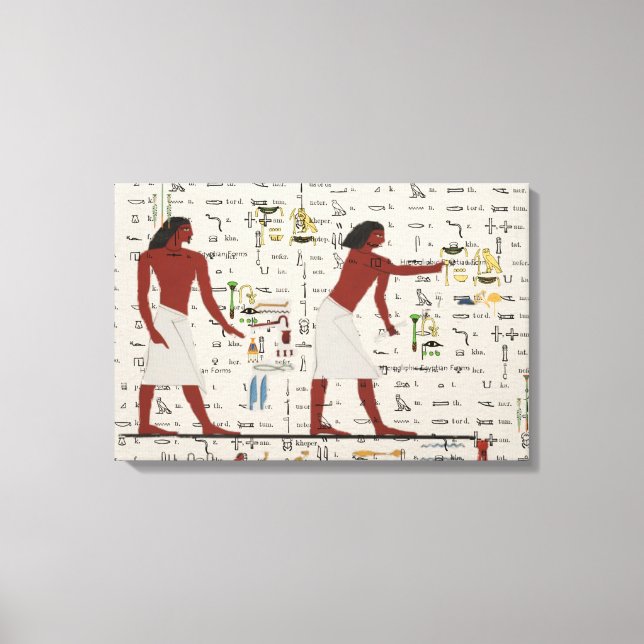 Ancient Egyptians Canvas Print (Front)