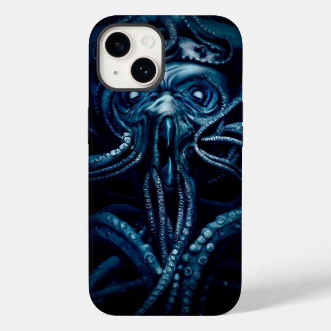 Ancient Eldtich Horror: Deep Ocean Kraken Case-Mate iPhone Case (Back)