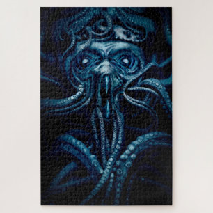 Ancient Eldtich Horror: Deep Ocean Kraken Jigsaw Puzzle