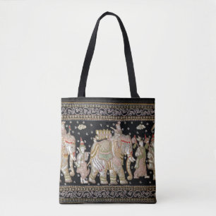 Ancient Elephant Tapestry Tote Bag