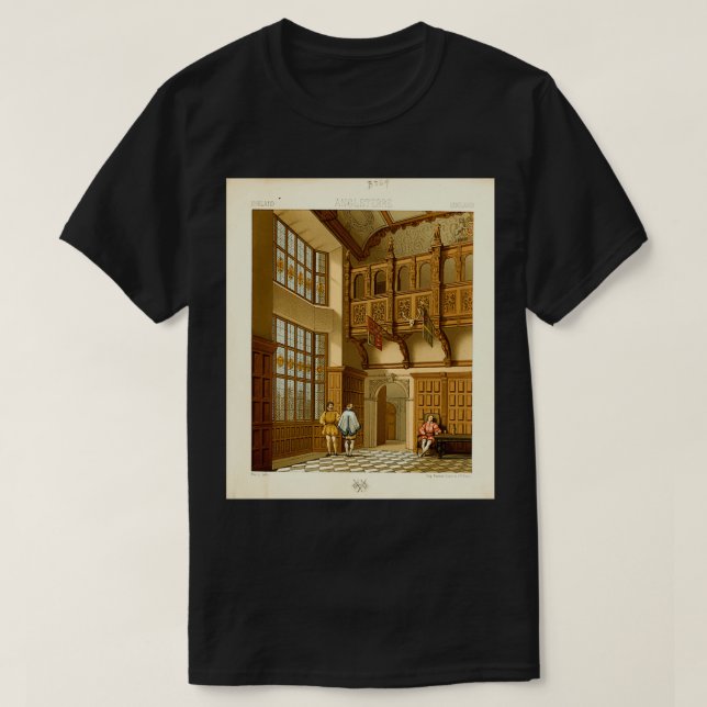 Ancient English fashion and lifestyle 16th century T-Shirt (Design Front)