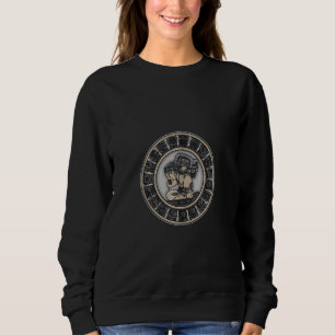 Ancient Ethnic Aztec Tattoo Mexican People Civiliz Sweatshirt