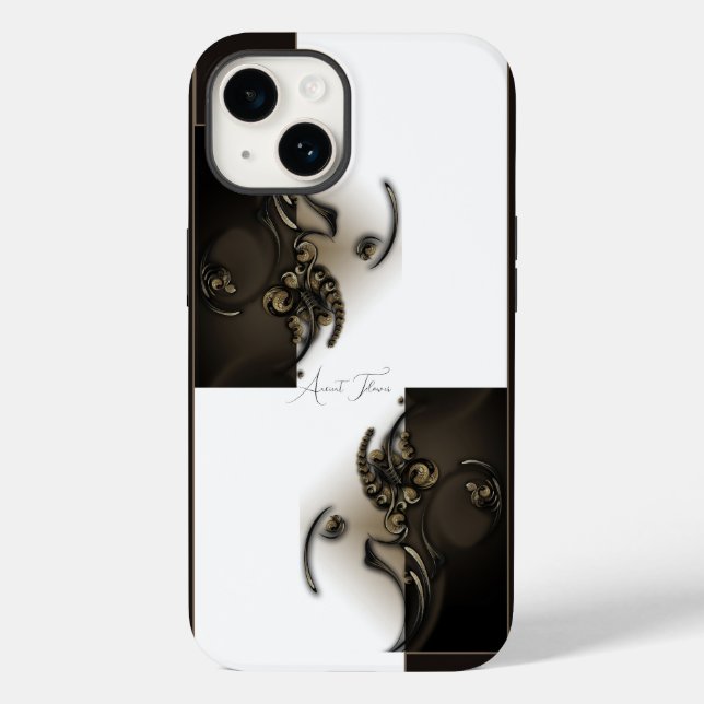 "Ancient Flower", Apple iPhone 14 Case (Back)