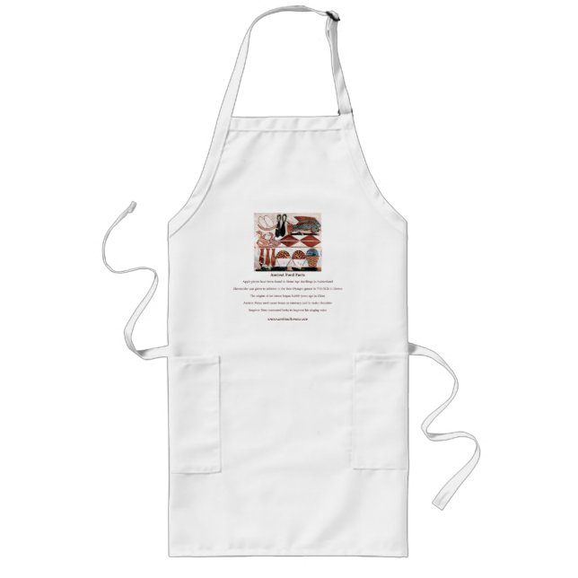 Ancient Food Facts Apron (Front)
