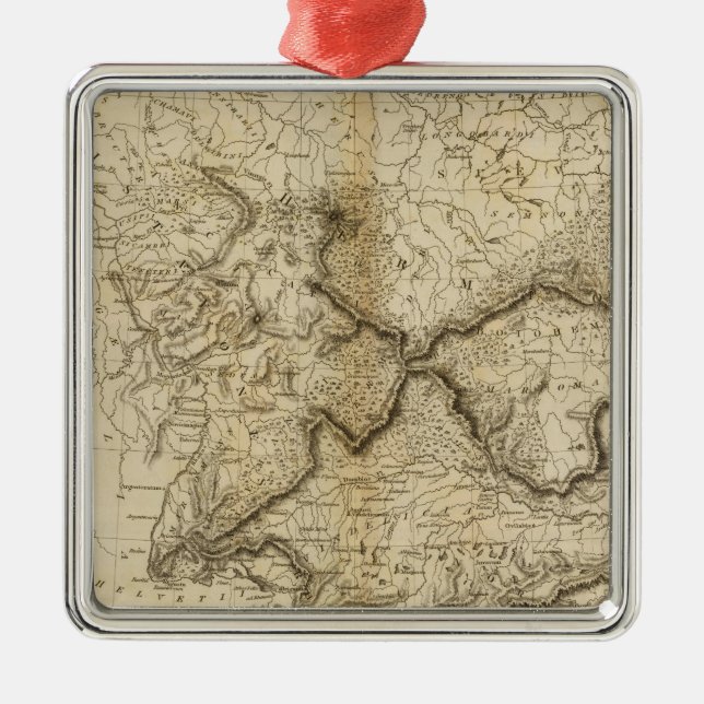 Ancient Germany Metal Tree Decoration (Front)