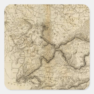 Ancient Germany Square Sticker