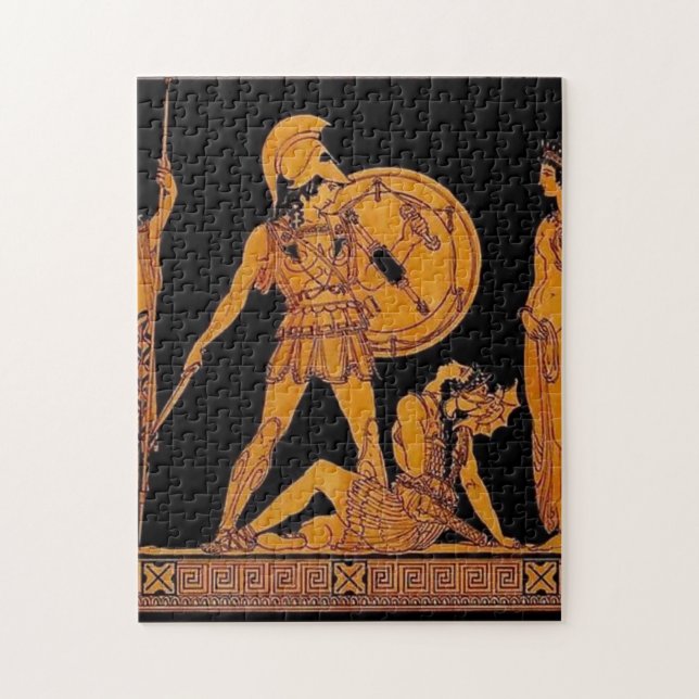 Ancient God And Goddess Frieze - Greece Jigsaw Puzzle (Vertical)