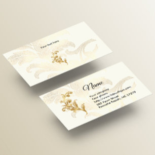 Ancient Gold Embellishments Business Card