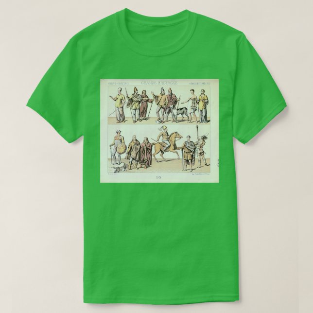 Ancient Great Britain fashion from Geschichte des  T-Shirt (Design Front)