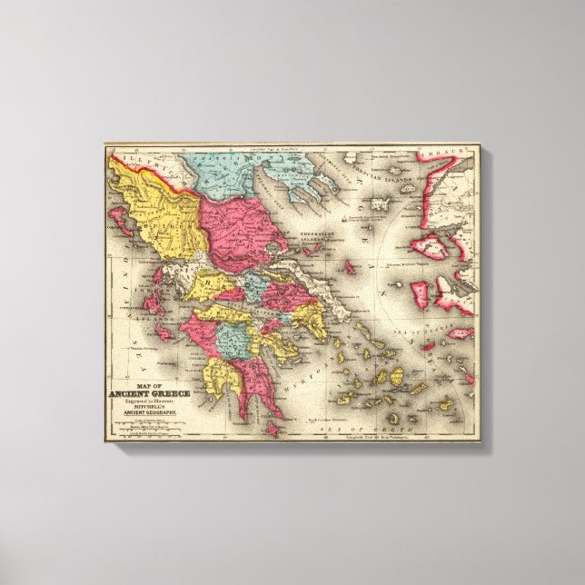 Ancient Greece 2 Canvas Print (Front)