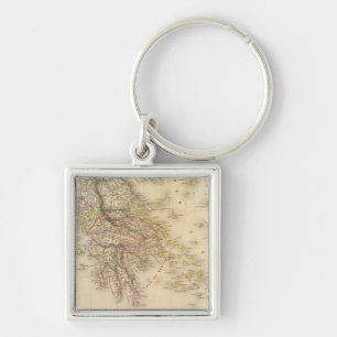 Ancient Greece 3 Key Ring