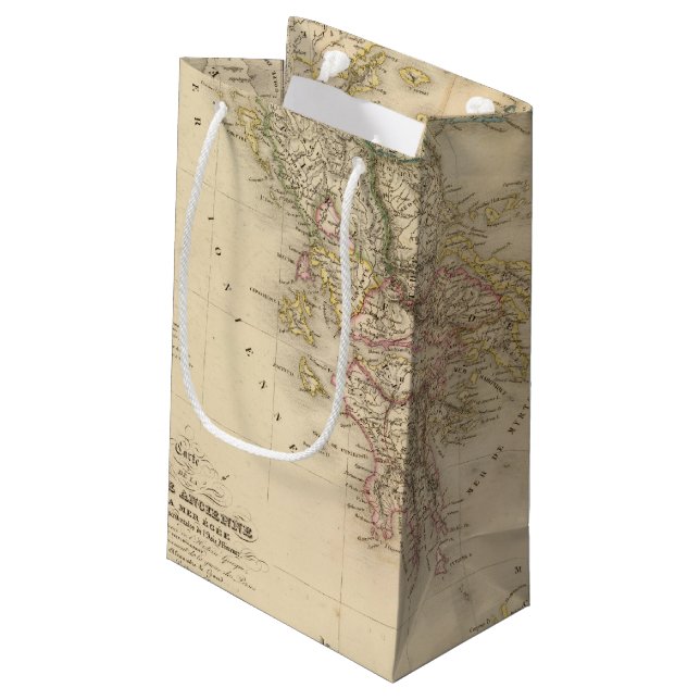 Ancient Greece 3 Small Gift Bag (Back Angled)