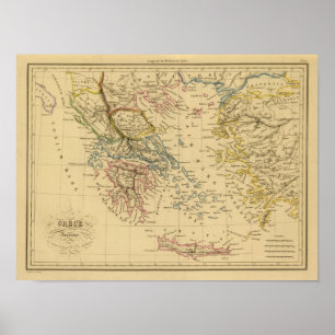 Ancient Greece at the beginning of Christian Era Poster