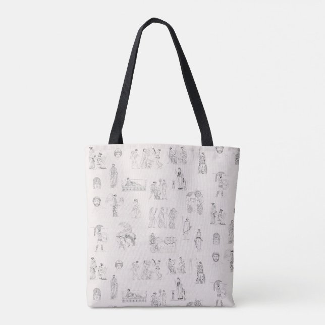 Ancient Greece Classical Greek History Pattern Tote Bag (Back)