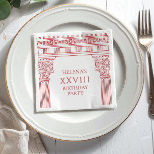 Ancient Greece Goddess party with temple Napkin