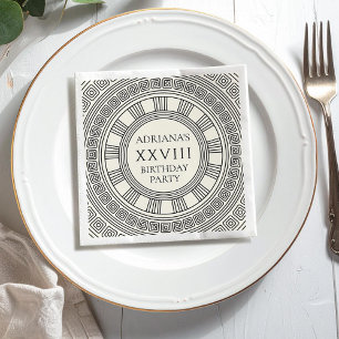 Ancient Greece or Rome themed Birthday Party Napkin