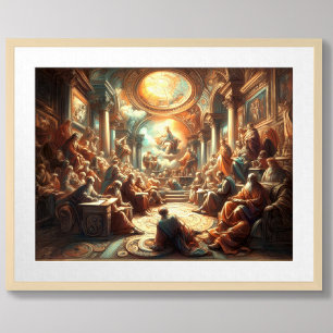 Ancient Greece Philosophy Great Hall School Poster