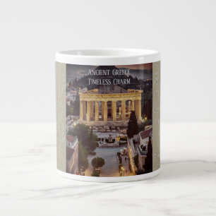 Ancient Greece, Timeless Charm Giant Coffee Mug