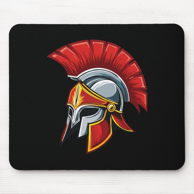 Ancient Greek Corinthian helmet Mouse Pad (Front)