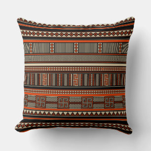 Ancient Greek Geometrical Pattern Cushion