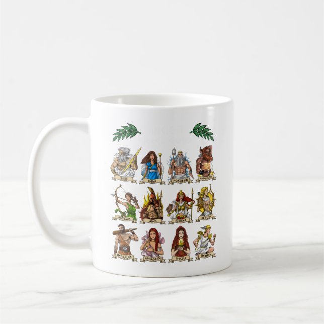 Ancient Greek Gods Coffee Mug (Left)