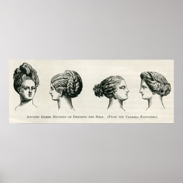Ancient Greek Hairstyles Poster (Front)