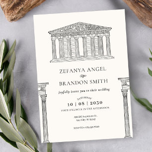 Ancient greek invitation