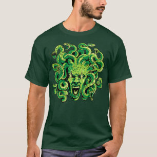 Ancient Greek Mythology Medusa Illustration T-Shirt