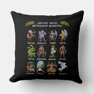 Ancient Greek Mythology Monsters Cushion