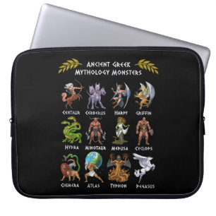 Ancient Greek Mythology Monsters Laptop Sleeve
