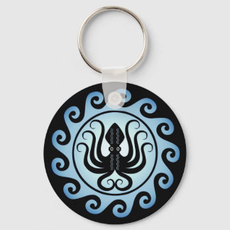 Ancient Greek Shields: Octopus (Water) Key Ring