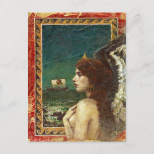 Ancient Greek Siren Postcard