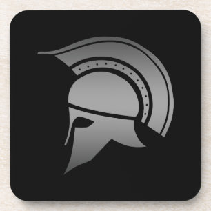 Ancient Greek Spartan Helmet Coaster