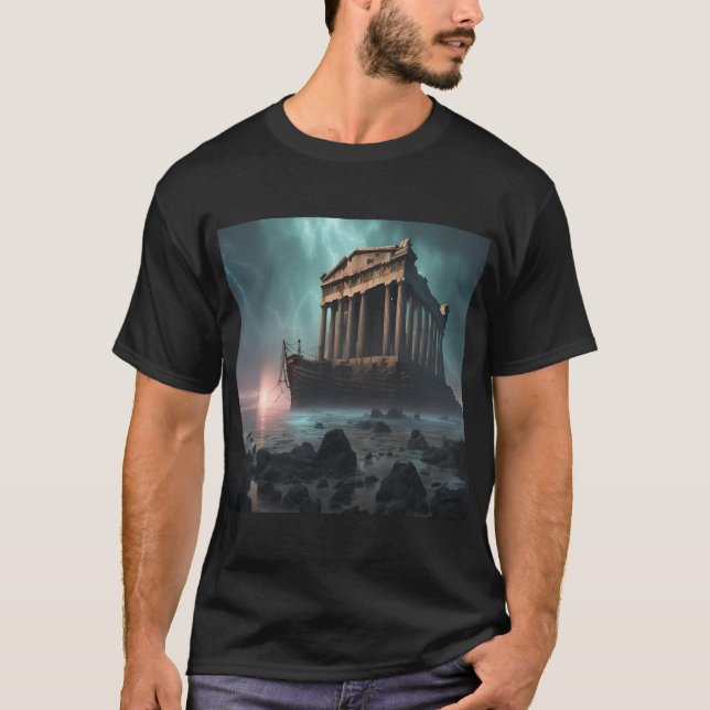 Ancient greek temple T-Shirt (Front)