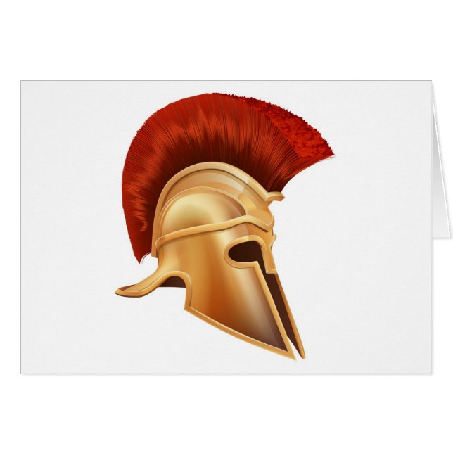 Ancient Greek Warrior Helmet (Front Horizontal)
