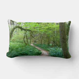 Ancient Groves Trail at Olympic National Park Lumbar Cushion