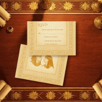 Ancient Hieroglyphs King & Queen Egyptian Wedding