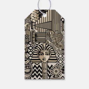 Ancient Historical Symbols Tattoo Style Gift Tags
